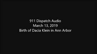 911 call with Ann Arbor couple giving birth at home