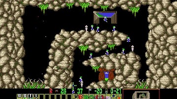 NeoLemmix Introduction Pack Old Formats NL (Skills 10) - Petrified Lemming