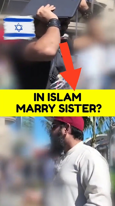 🇮🇱 Israeli: Muslim Married His Sister? #shorts