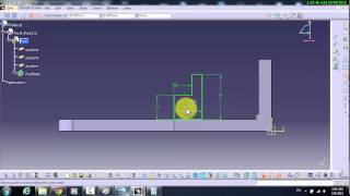 CATIA V5 simple modeling tutorial 1