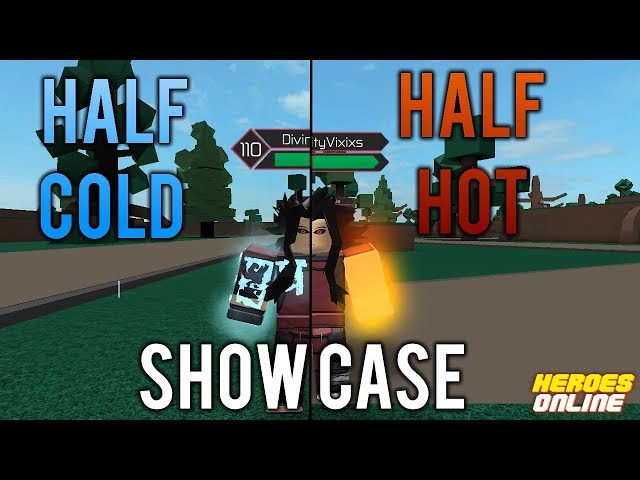 Heroes Online Ofa Showcase Video Heroes Online Ofa Showcase Clip - roblox showcasing half hot half cold hhhc in steve s boku no