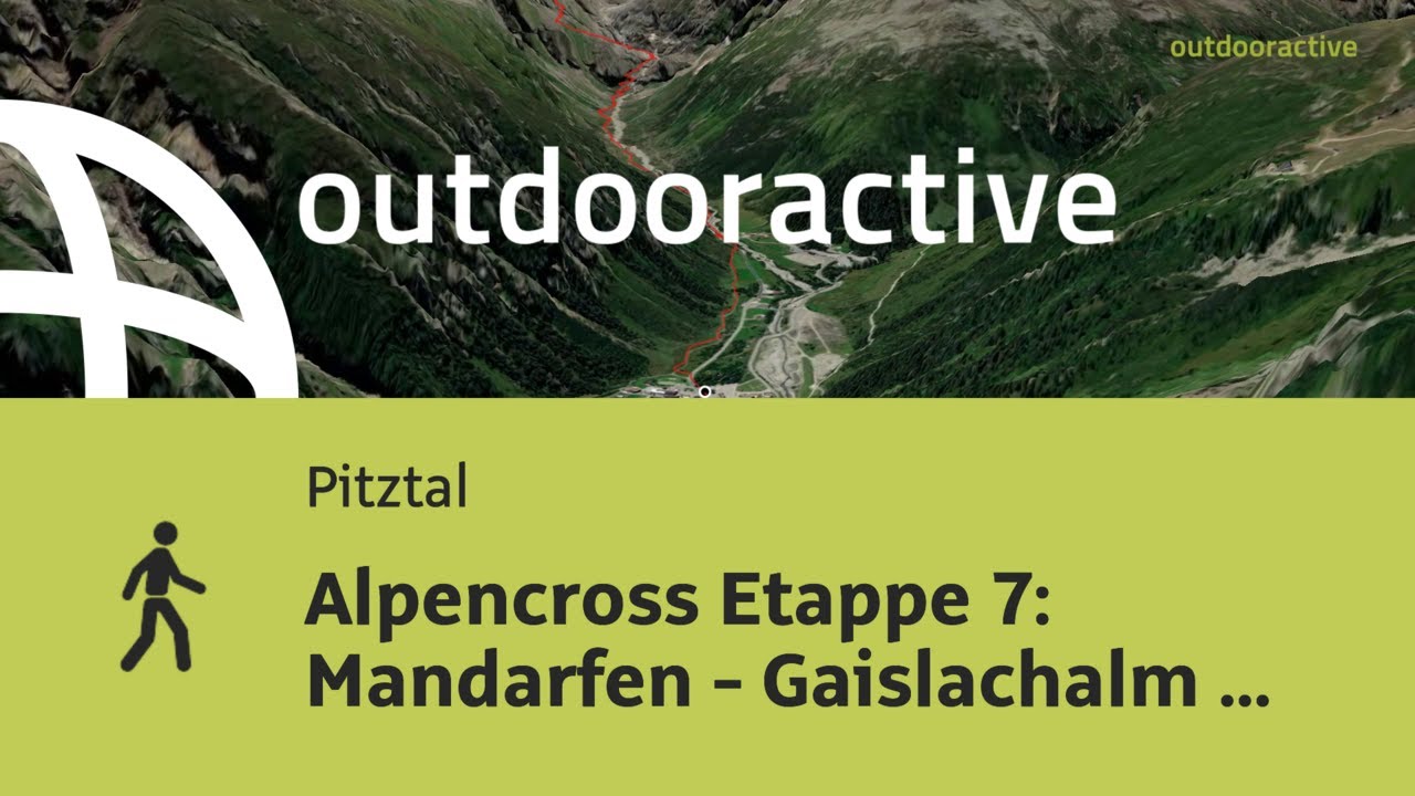 Alpencross Etappe 7: Mandarfen - Gaislachalm (über Pitztaler Jöchl)