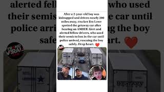 ❤️ Truckers United to Save a Little Boy# #ytshorts #heartwarming #heroes #viralstory