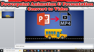 Powerpoint presentation ko video mein kaise convert karen | Powerpoint animation convert to video
