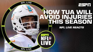 How Tua Tagovailoa has been working this offseason to avoid head injuries | NFL Live
