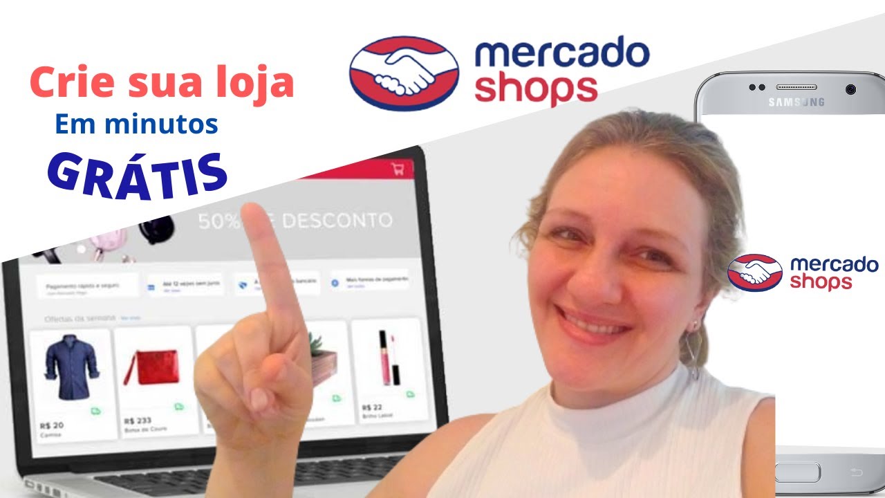 Como criar sua loja no mercado shops em minutos grátis (Tutorial) YouTube