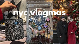 ultimate girl's date for christmas in nyc | soho holiday shopping, saks lunch & dior light show