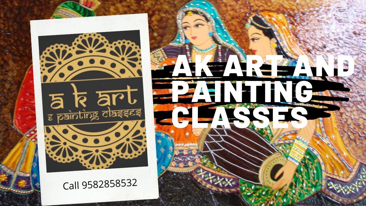 Paintings RajasthaniDesign Art classes Gurgaon Ak Art And