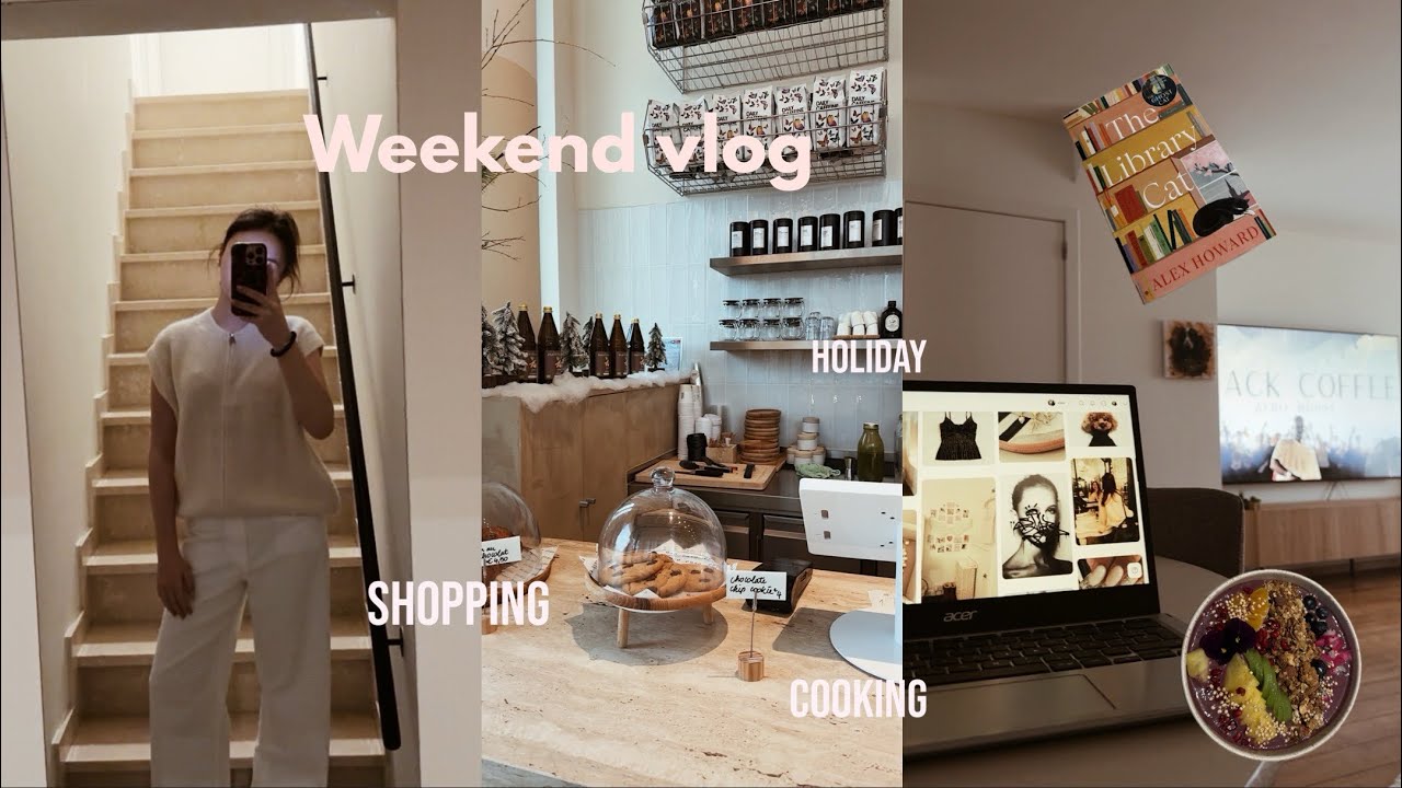 HOLIDAY VLOG // shopping, cooking, etc