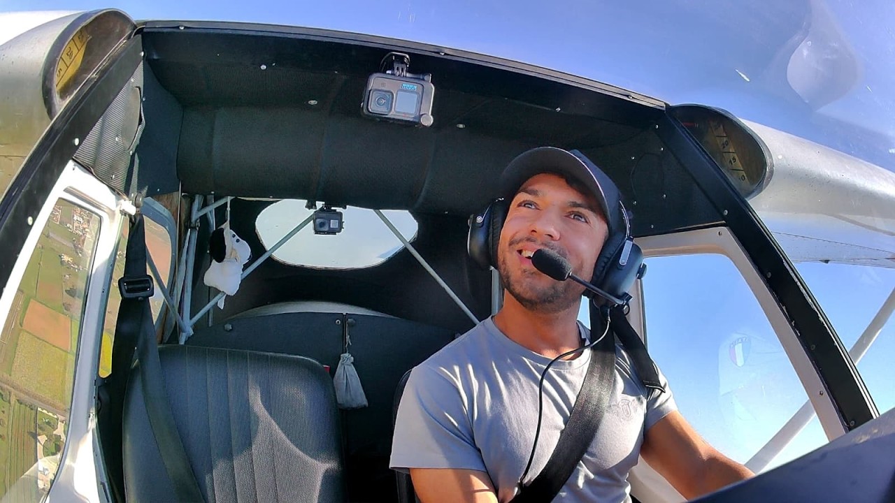 Il mio primo volo solista | First Solo Flight Experience - 4 angles 4k | Tecnam P92 | AliNettuno