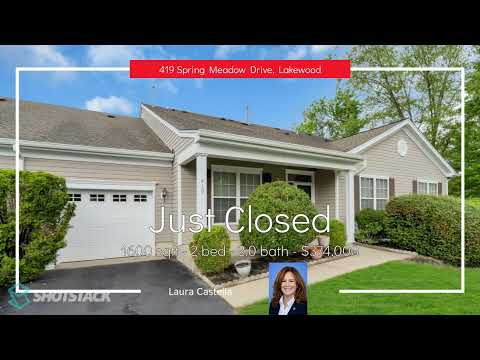 419 SPRING MEADOW DRIVE, Lakewood, NJ home video tour