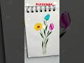 Easy pretty Flower Painting 🫶🖌️🌸🌷| #art #ytshorts #painting #shorts