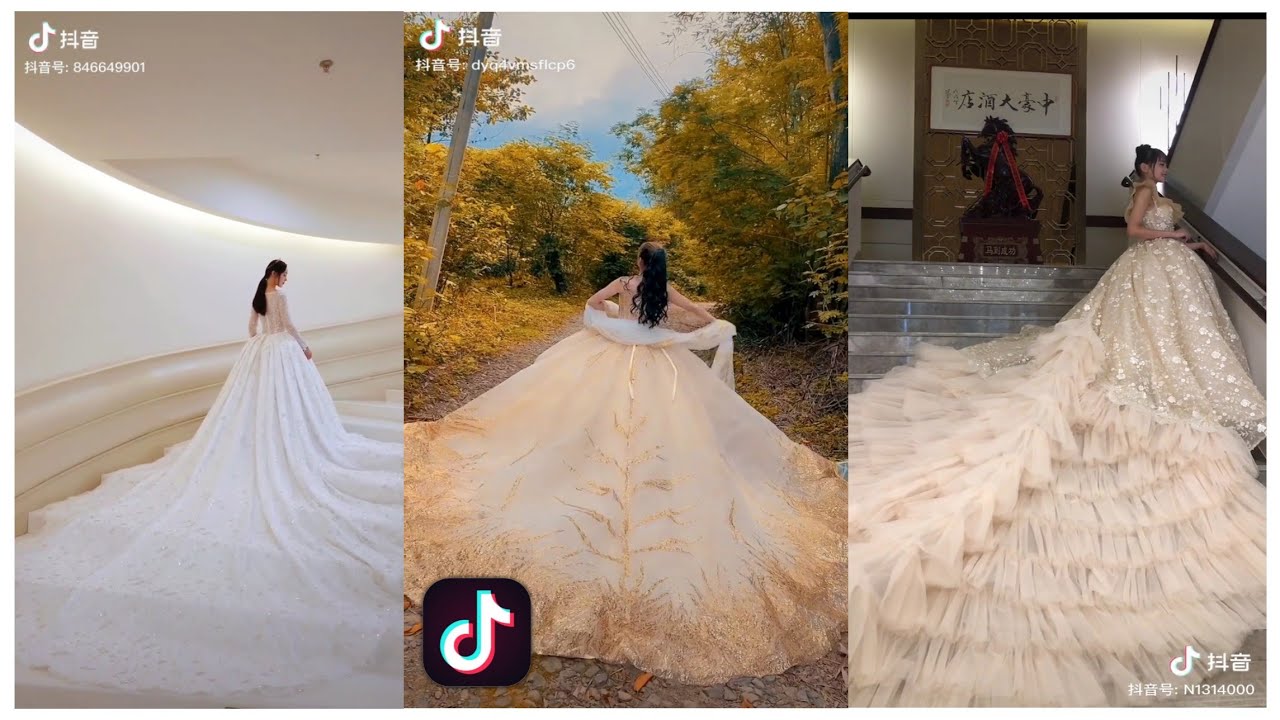 áo cưới đep  New 2022  [抖音]TikTok China 2020 ❤ Nhìn Là Thích ,Nhích Thì Click ❤Những Bộ Váy Cô Dâu Đẹp Nhất Douyin🌈