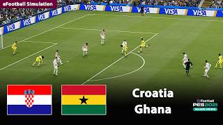 Croatia vs Ghana | eFootball PES21 Simulation | World Cup 2026