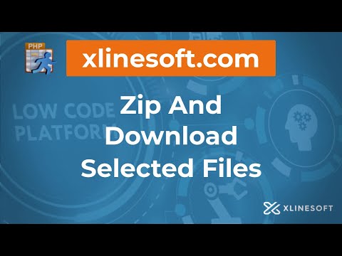 Zip and download selected files.
