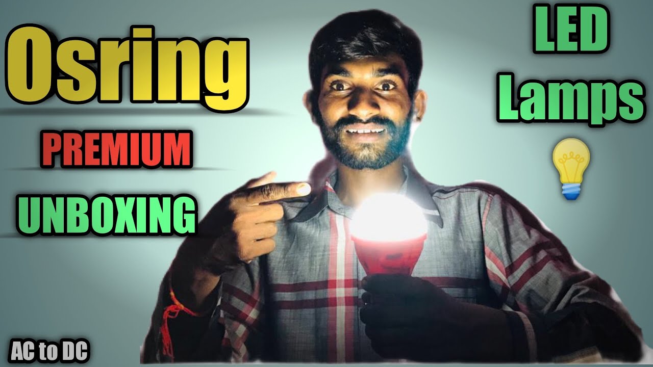 Unboxing Osring Emergency LED Light: Illuminating Your Way - YouTube
