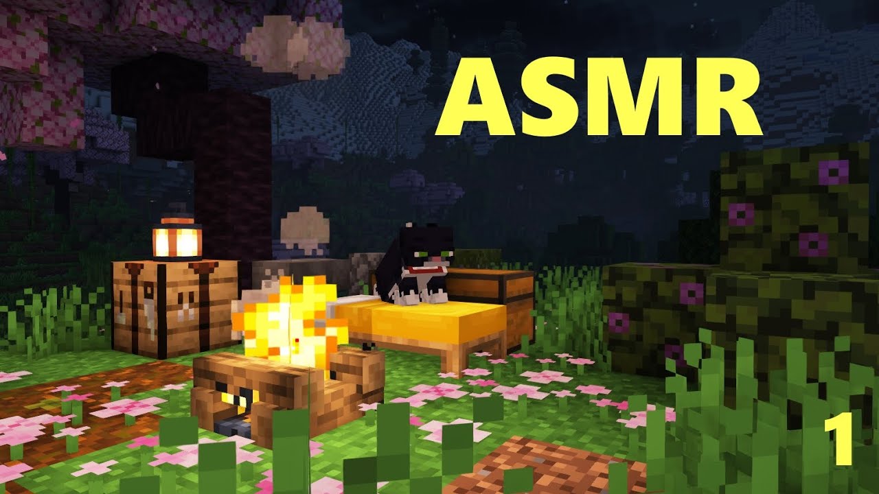 ASMR МАЙНКРАФТ :: Надеюсь, сегодня ты спокойно уснешь... 🍃✨️ #1