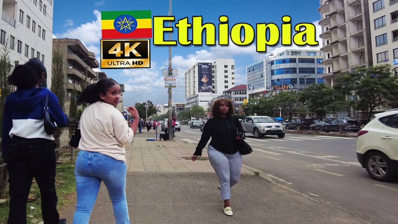 ጽድት ያለችው ሰፈር ለቡ Addis Ababa Walking Tour (501) @Lebu 🇪🇹 Ethiopia [4K ...