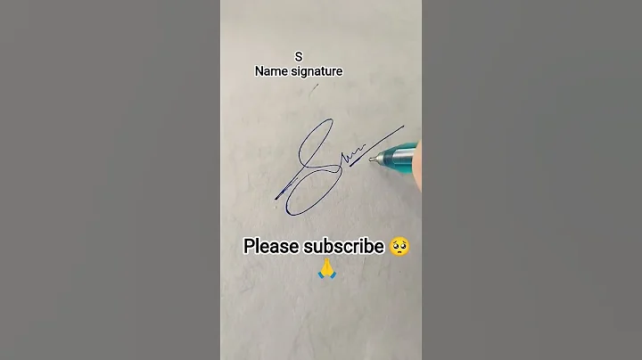 S name #signature #tranding shorts video #please #subscribe #writer #sanjay viral video 😀🙏