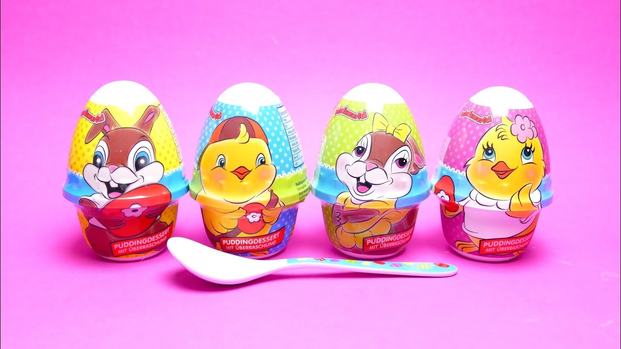 Easter Surprise Pudding - German Dessert with Toys