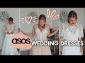 TRYING ON CHEAP WEDDING DRESSES FROM ASOS...💍 Affordable Wedding Dresses FROM ASOS UK | HomeWithShan