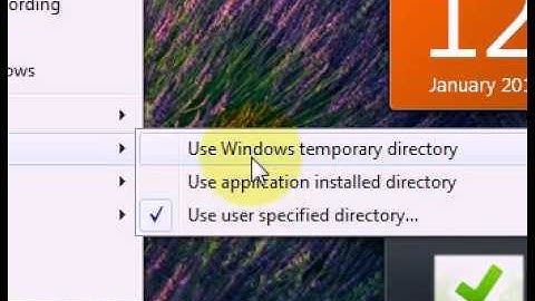How To Change Cam Studio Saving Directory
