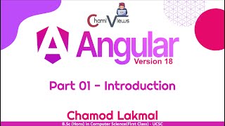 Angular 18 Sinhala By ChamiViews  - Part - 01 - Introduction
