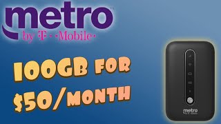 100GB Hotspot Only $50 Metro By T-Mobile Limited Time Offer