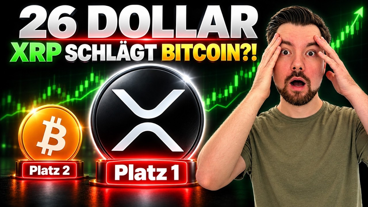 XRP überholt Bitcoin - so öffnet sich die SCHLEUSE!
