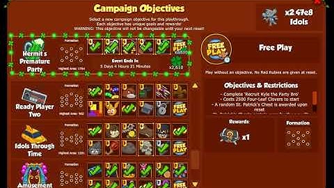 Crusaders of the Lost Idols 2019 - Event System und neue Taskmasters