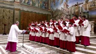 2017 0302A Sistine Chapel Choir
