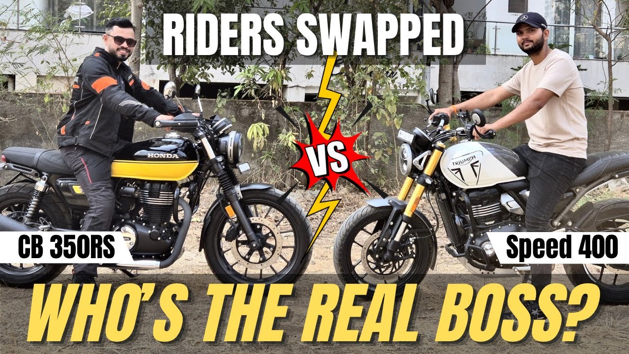 Triumph Speed 400 My25 VS Honda CB 350RS Comparison | Ride review