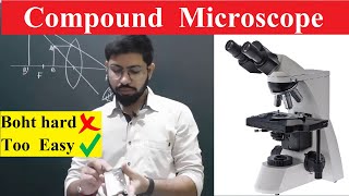 Compound microscope class 12th physics || Abhishek sahu Compound Microscope Compound Microscope In Hindi Ray Optics
