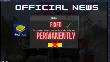 BLUESTACKS BGMI 2.8 RESTRICTED AREA ISSUE RESOLVED