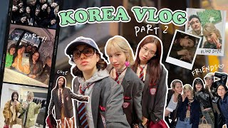 Korea VLOG part2 || girl’s night out/ย้อนวัยเป็นนักเรียน/shoppingและกินแบบจัดเต็ม!