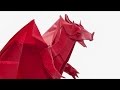 Origami devil dragon  timelapse  jo nakashima