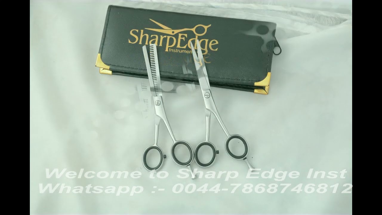 Sharp Edge Barber & Thinning Scissors Pair
