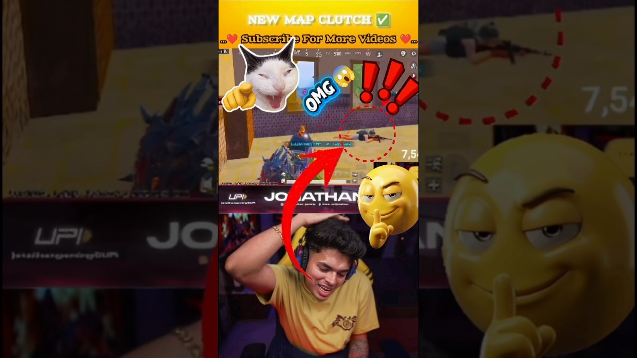 !!🔥 JONATHAN GAMING NEW MAP CLUTCH ✅