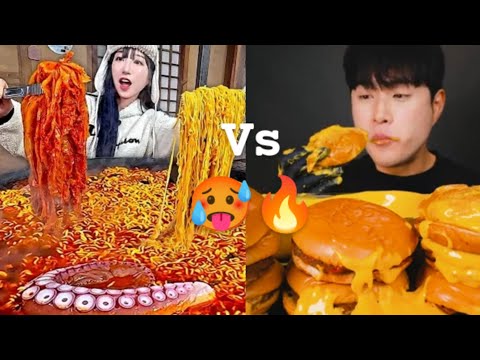 MUKBANGERS EATING LARGE PORTIONS OF NOODLES 🔥🍜