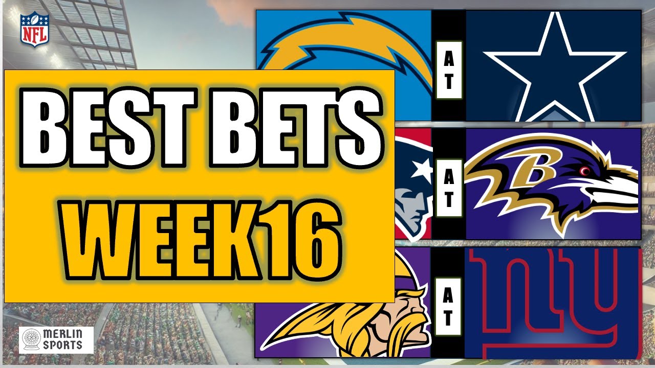 NFL Best Bets Week 16 | Our 3 best picks by Merlin Sports