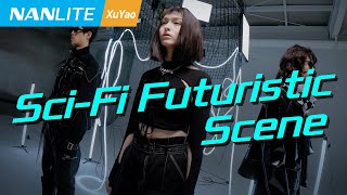 Sci-Fi Futuristic Scene with NANLITE & NANLINK | Xu Yao screenshot 4