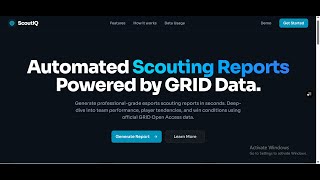 Automated Scouting Report