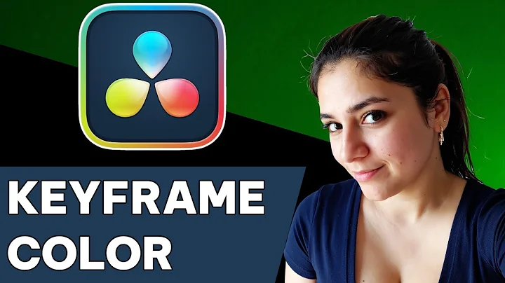 How to keyframe color in Davinci Resolve