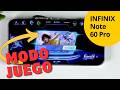 INFINIX Note 60 Pro – Cómo activar y configurar el Modo Juego