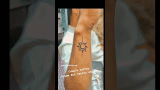 Moon and Sun tattoo | couple tattoo | jaynagar |  stars | small tattoo