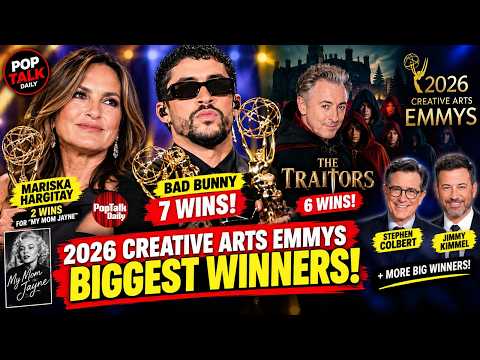 2026 Creative Arts Emmys Winners: Bad Bunny, The Traitors & Mariska Hargitay Make History!