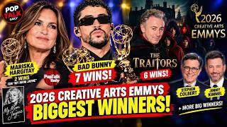 2026 Creative Arts Emmys Winners: Bad Bunny, The Traitors & Mariska Hargitay Make History!