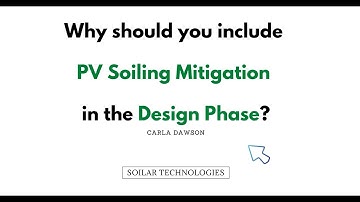 Why should you include PV Soiling Mitigation in the Design Phase? Safety Solar Panel Cleaning