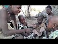 Hadzabe Family Cooking in the Jungle 😍 Peaceful Tribe cook Delicious Food#villagelife #viral #food