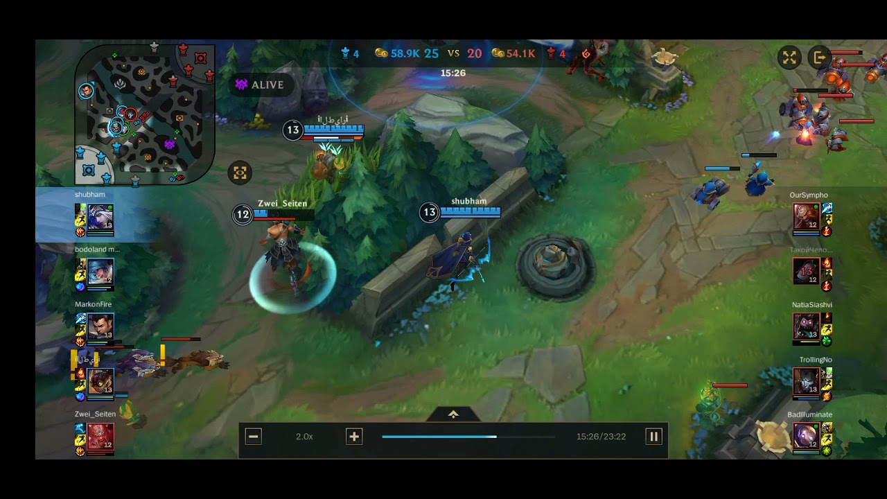 League of legends - my second match gameplay